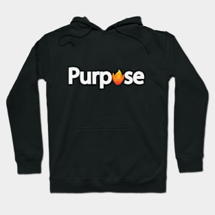 Purpose typographic artsy Hoodie